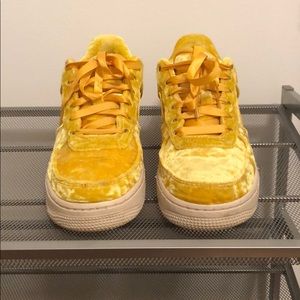 Velvet Yellow Nike Air Force 1